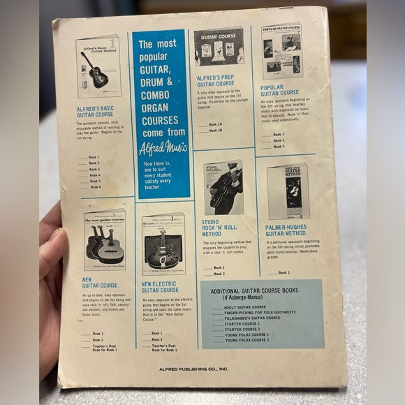 Vintage guitar Alfred d’auberge and Morton manus course book - Picture 2 of 2